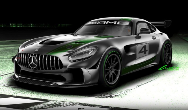 La prochaine GT4 de Mercedes AMG est très attendue (Photo Daimler) La prochaine GT4 de Mercedes AMG est très attendue (Photo Daimler)