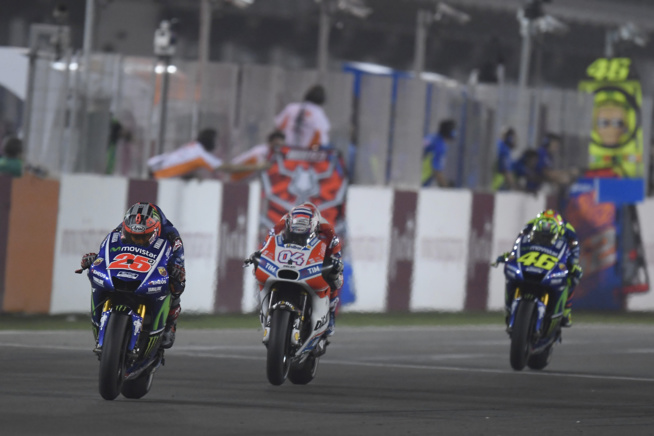 Le premier trio de l'année (Photo Yamaha)