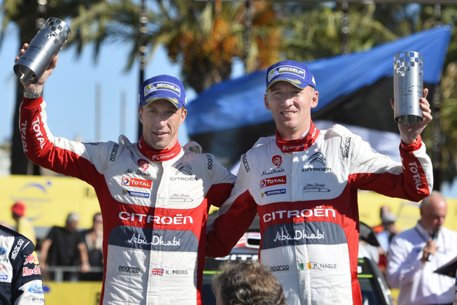 K. Meeke et P. Nagle remportent le rallye d'Espagne en Catalogne