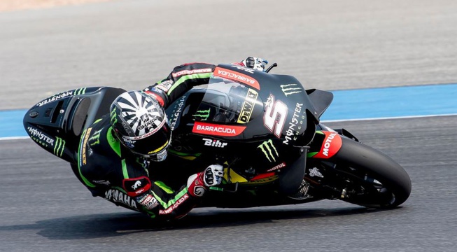 Zarco à l'aise sur sa Yamaha non officielle (photo Tech3) Zarco à l'aise sur sa Yamaha non officielle (photo Tech3)
