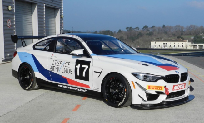La BMW M4 GT4 du team La BMW M4 GT4 du team