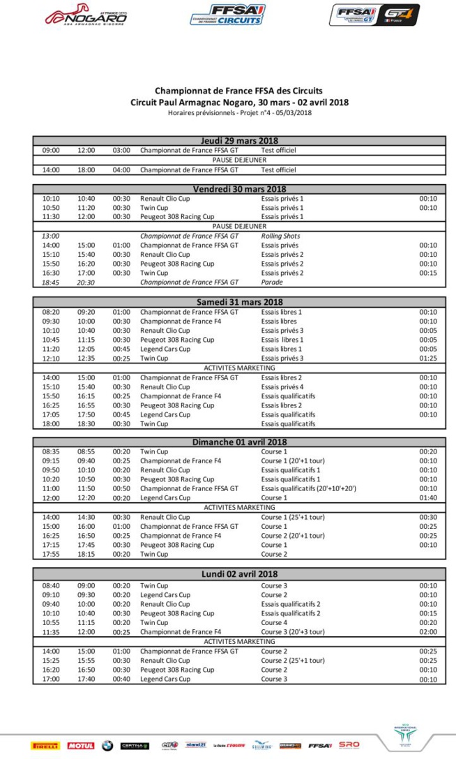 FFSA GT : Coupes de Pâques FFSA GT : Coupes de Pâques
