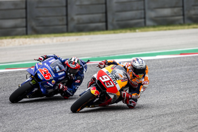 Nouvel incident entre Marquez et un concurrent (Photo Christian Pondella/Red Bull Content Pool) Nouvel incident entre Marquez et un concurrent (Photo Christian Pondella/Red Bull Content Pool)