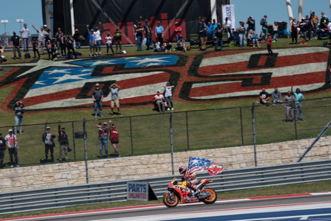 L'hommage de Marquez à Hayden (Photo Honda pro Racing)