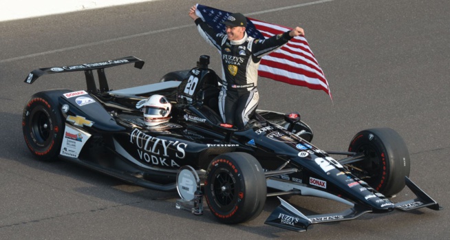 Ed Carpenter, un homme heueux Ed Carpenter, un homme heueux