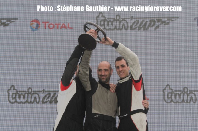 Un podium à domicile pour Nicolas (à droite) Un podium à domicile pour Nicolas (à droite)