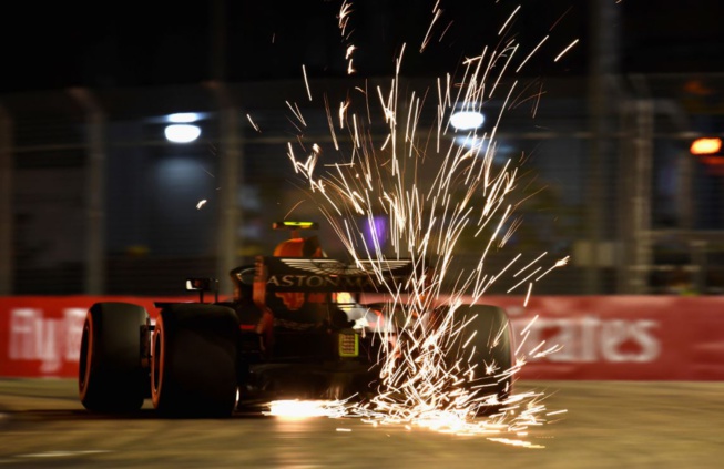 Max Verstappen a fait de belles étincelles à Singapour (Photo Clive Mason/Getty Images)