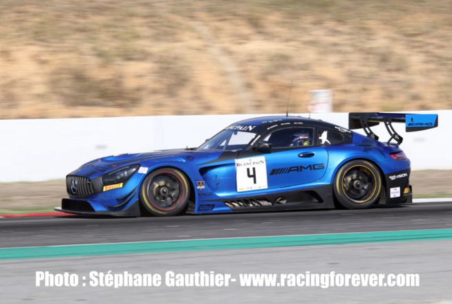 La Mercedes #4 du Black Falcon a bien maîtrisé son sujet à Barcelone avant l'annonce de son déclassement La Mercedes #4 du Black Falcon a bien maîtrisé son sujet à Barcelone avant l'annonce de son déclassement