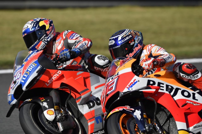 Dovizioso aura tout tenté pour contrer Marquez Dovizioso aura tout tenté pour contrer Marquez