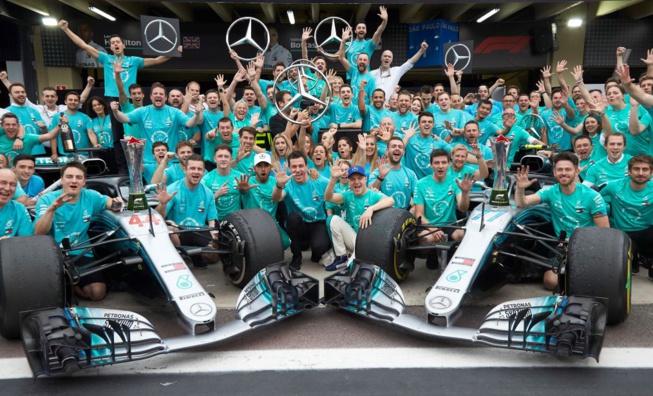 C'est fait pour Mercedes à nouveau championne du monde (Photo Daimler)