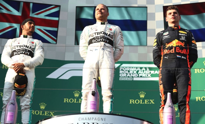 Premier podium de l'année (Robert Cianflone/Getty Images)