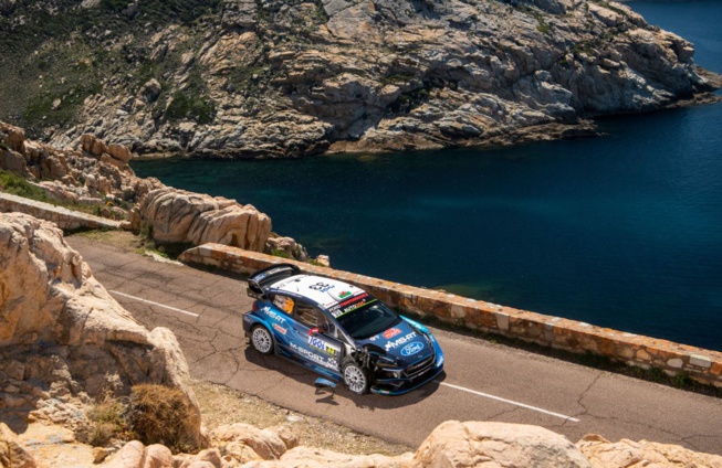 La catastrophe pour Evans dans la Power Stage (photo : Jaanus Ree/Red Bull Content Pool)