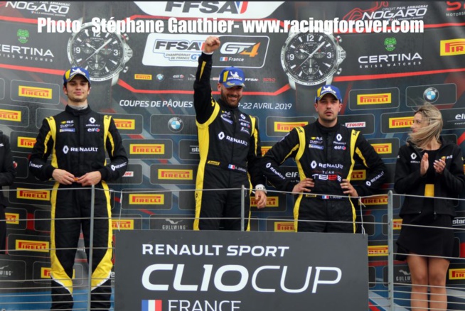 Clio Cup 2019 : Nogaro, course 1 Clio Cup 2019 : Nogaro, course 1