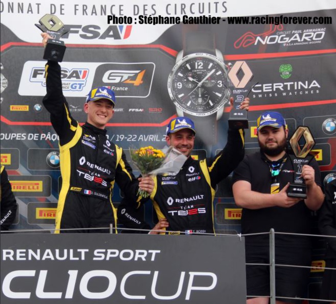 Clio Cup : TB2S remplit ses coupes de bons résultats à Nogaro