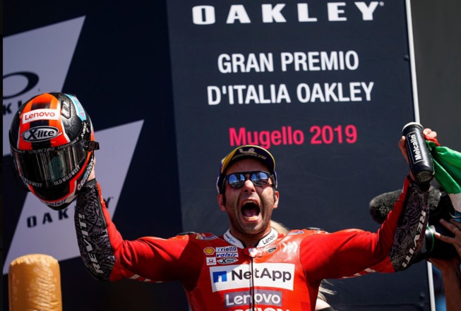 Jour de gloire pour Danilo Petrucci (Photo Ducati) Jour de gloire pour Danilo Petrucci (Photo Ducati)