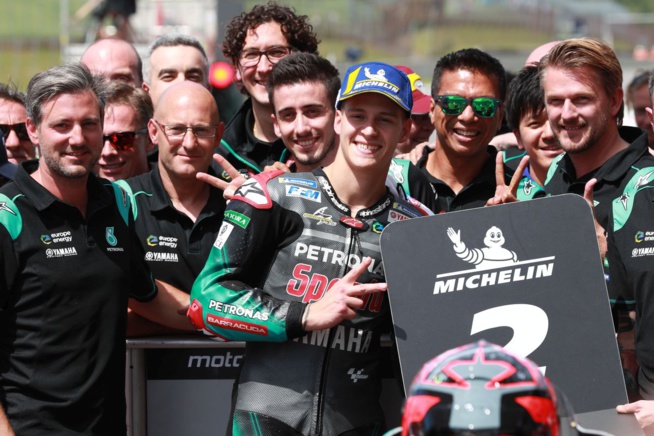 De nouveau, Fabrio Quartararo marque les esprits en qualifications De nouveau, Fabrio Quartararo marque les esprits en qualifications