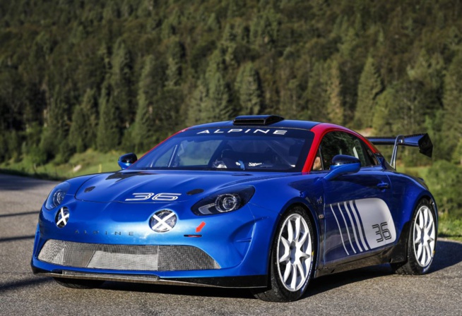 La version rallye de l'Alpine A110