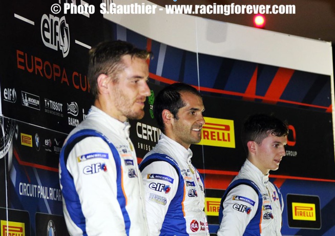 Podium nocturne en course 1 Podium nocturne en course 1