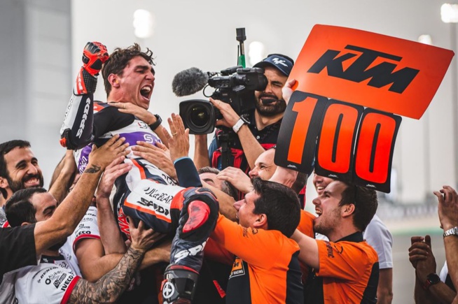 100e victoire pour KTM