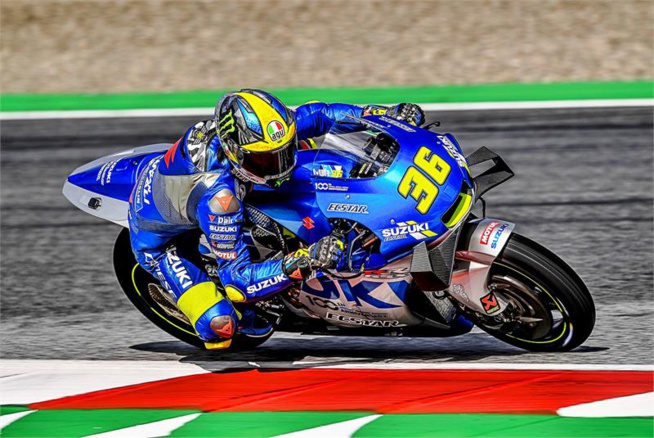 Joan Mir réalise une belle course (Photo Suzuki racing) Joan Mir réalise une belle course (Photo Suzuki racing)