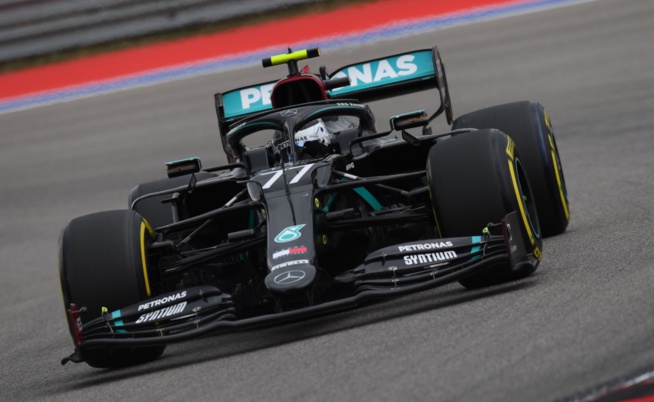 Bottas a profité des malheurs de son coéquipier pour aller chercher la victoire (Photo :  © AMG Mercedes F1)