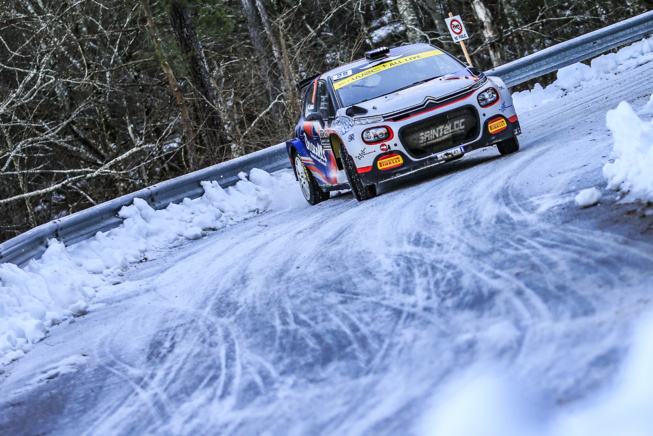 Des C3Rally2 à l'aise au Monté-Carlo (Photo Citroën racing)