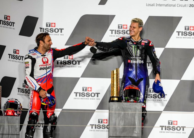 Fantastique doublé français à Doha (Photo Yamaha) Fantastique doublé français à Doha (Photo Yamaha)