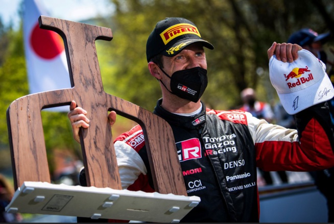 Un nouveau trophée pour Ogier ( Photo Jaanus Ree / Red Bull Content Pool) Un nouveau trophée pour Ogier ( Photo Jaanus Ree / Red Bull Content Pool)