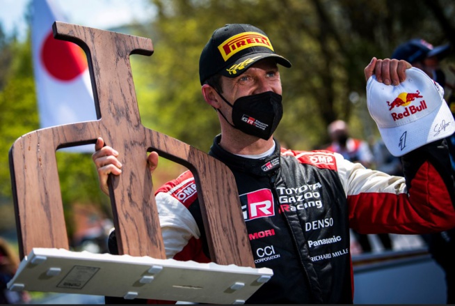 Un nouveau trophée pour Ogier ( Photo Jaanus Ree / Red Bull Content Pool)