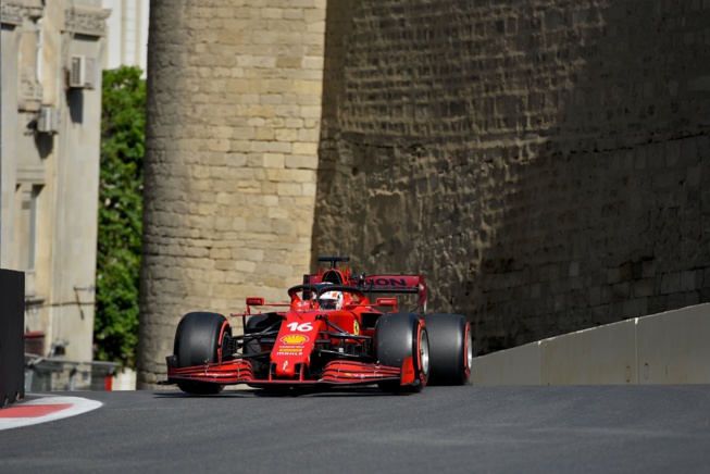 Leclerc en pôle position © Ferrari s.P.A Leclerc en pôle position © Ferrari s.P.A
