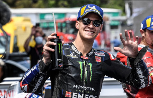 5e pole successive pour Quartararo (Photo Yamaha) 5e pole successive pour Quartararo (Photo Yamaha)