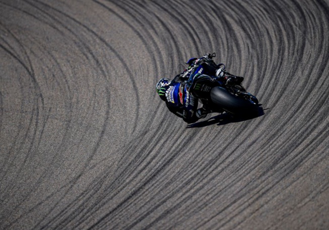 Maverick Vinales a perdu la bonne trajectoire (photo Yamaha) Maverick Vinales a perdu la bonne trajectoire (photo Yamaha)