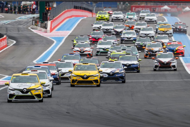 Un beau cadre pour les Renault Clio Cup (Photo DPPI)