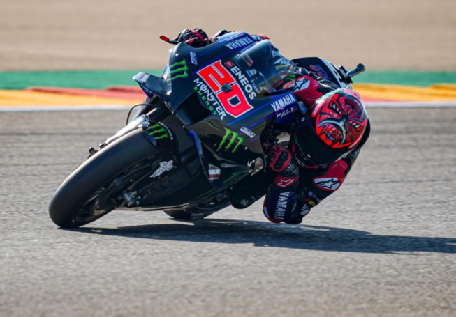 Une course au point pour Fabio (photo Yamaha) Une course au point pour Fabio (photo Yamaha)