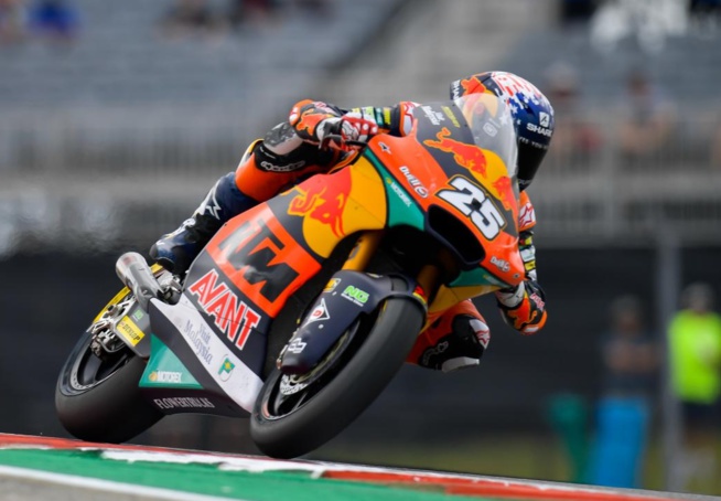 Raul Fernandez sans adversaire à Austin © www.motogp.com Raul Fernandez sans adversaire à Austin © www.motogp.com