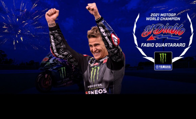 Quartararo devient le premier champion Français de la MotoGP Quartararo devient le premier champion Français de la MotoGP