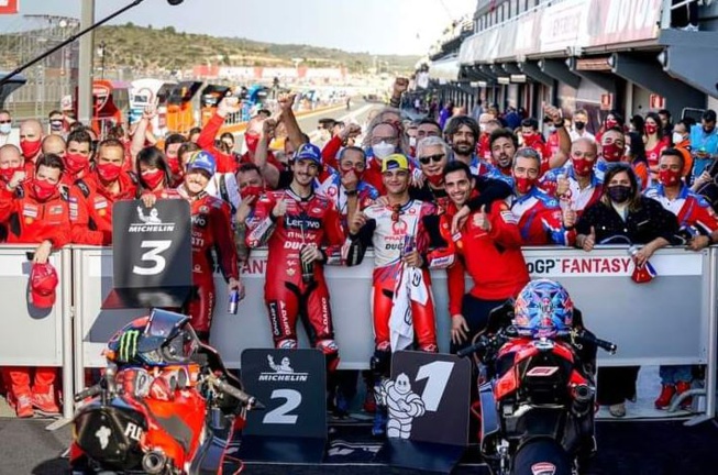 Triplé historique pour Ducati Triplé historique pour Ducati