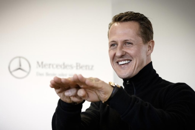 Michael Schumacher était en vacances à Méribel (Photo Daimler Media)