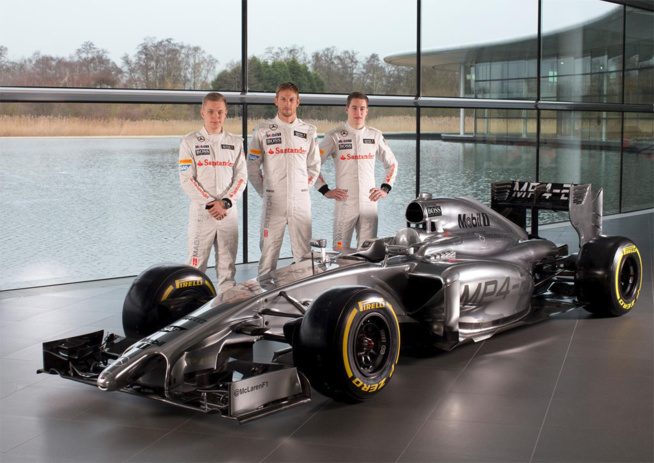 Première monoplace 2014 réellement visible : © McLaren F1