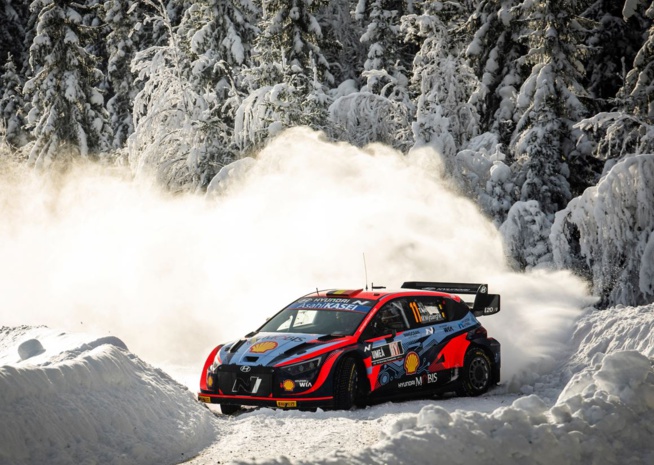 Thierry Neuville et Hyundai retrouvent des couleurs en Suède (Jaanus Ree / Red Bull Content Pool)