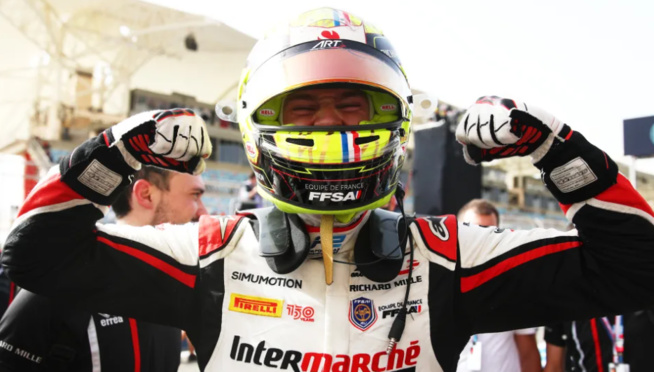 Première victoire de la saison pour Pourchaire © FIA F2 Première victoire de la saison pour Pourchaire © FIA F2