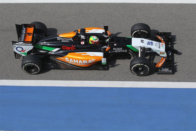 Sergio Perez le plus rapide : © Force India F1 Sergio Perez le plus rapide : © Force India F1