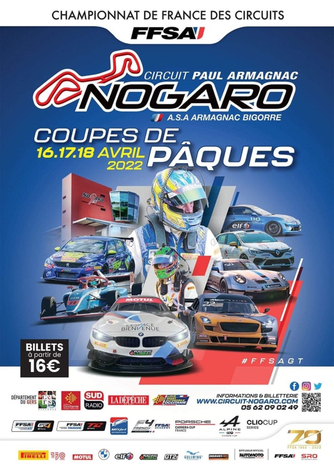 Coupes de Pâques de Nogaro : Les horaires Coupes de Pâques de Nogaro : Les horaires
