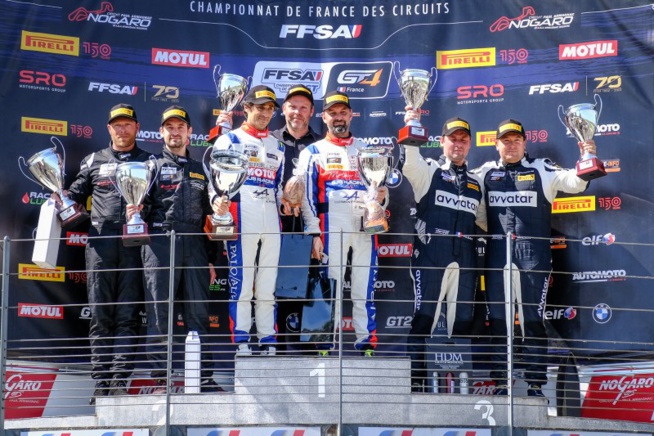 Un podium Pro Am de qualité (Photo D.Bogaerts / SRO) Un podium Pro Am de qualité (Photo D.Bogaerts / SRO)