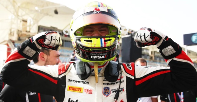 Pourchaire sort vainqueur d’une course compliquée © FIA F2 Pourchaire sort vainqueur d’une course compliquée © FIA F2