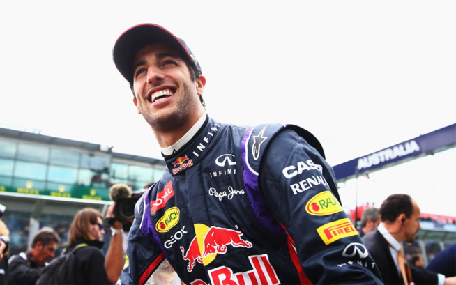 Ricciardo tout souriant Ricciardo tout souriant