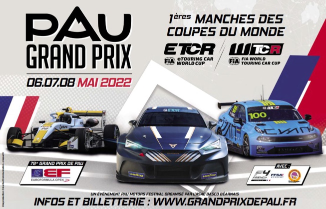 L'affiche du grand prix Moderne du Pau Motors Festival