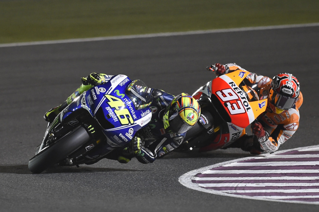 Le duel Rossi/Marquez a marqué le grand prix MotoGP (Photo Yamaha) Le duel Rossi/Marquez a marqué le grand prix MotoGP (Photo Yamaha)