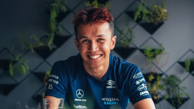 Alex Albon a retrouvé le sourire chez Williams © Williams F1