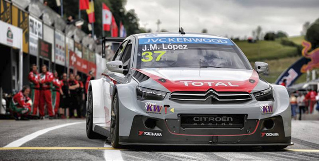 Lopez vainqueur © Citroën Media Lopez vainqueur © Citroën Media